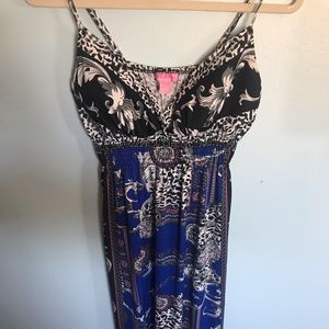 Muti color maxi dress